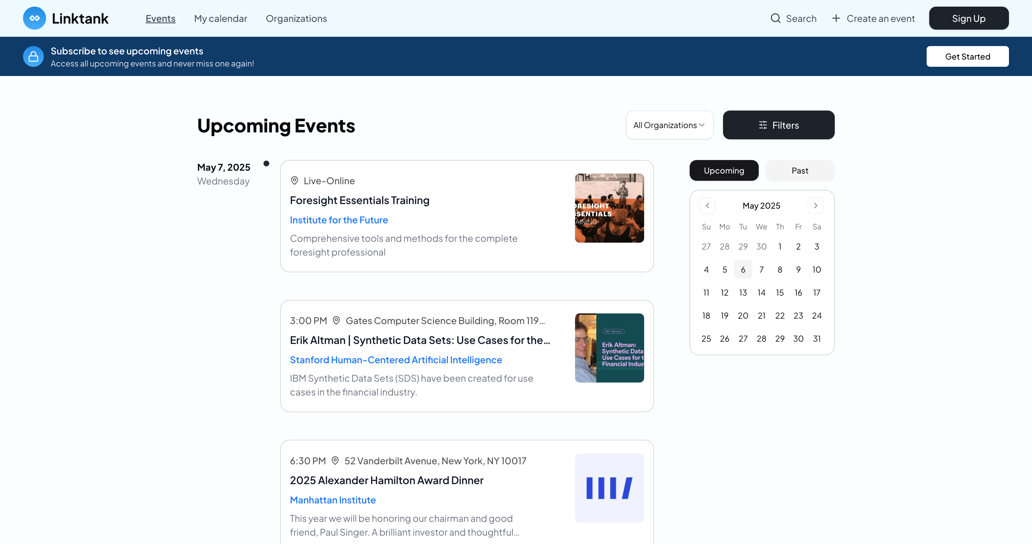 Events Directory